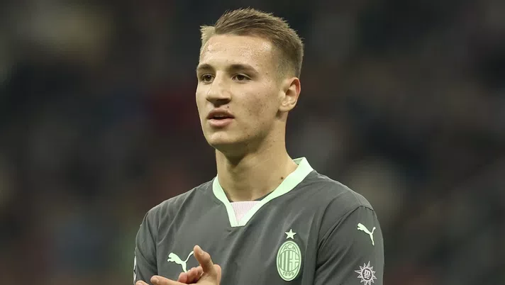 Francesco Camarda AC Milan Milan-Bruges 3-1 Champions League 2024-2025