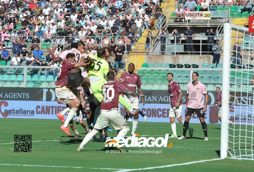 FOTO, Palermo-Salernitana 0-1 8a giornata Serie B 2024/25 - immagine 34