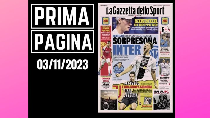 Prima pagina Gazzetta dello Sport: 'Sorpresona Inter'