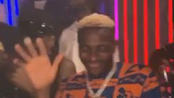 Osimhen, Capodanno in discoteca: il gesto del nigeriano non passa inosservato