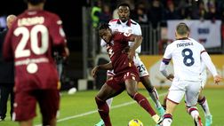 Cagliari-Torino 1-2, Zapata: “Potevamo chiuderla prima, ma lo spirito è giusto”