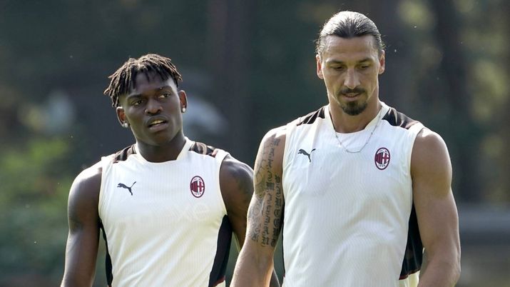 Rafael Leao e Zlatan Ibrahimovic