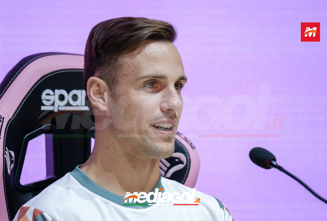 FOTO PALERMO, la presentazione di Valerio Verre in conferenza stampa (Gallery) - immagine 16