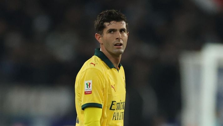 Christian Pulisic (attaccante AC Milan), qui durante Lazio-Milan 1-0 (Coppa Italia 2025-2026) | News (Getty Images) Milan a Torino aggressivo con la garanzia Pulisic: lo statunitense tornerà titolare