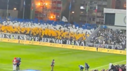 Bosnia-Italia, clima infuocato! Fumogeni anche dai balconi –  IL VIDEO