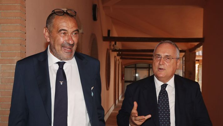 Maurizio Sarri e Claudio Lotito
