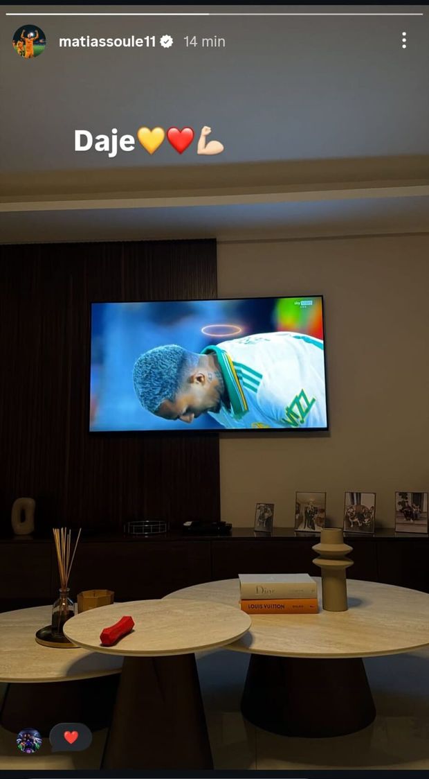 Soulé segue Bologna-Roma dal divano e carica i compagni: “Daje”- immagine 2