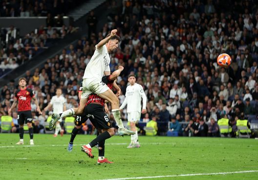 Jacobo Ramon segna il secondo gol durante la partita della Liga tra Real Madrid e Mallorca. Estadio Santiago Bernabeu il 14 maggio 2025 a Madrid, Spagna. (Foto di Florencia Tan Jun/Getty Images) Como, ESCLUSIVA Tamaral: “Jacobo Ramon il centrale che imposta e segna, in Serie A per imporsi”- immagine 2