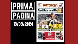 Prima pagina Tuttosport: “PinturYildiz e caos Milan”