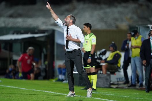 Davide Dionigi allenatore dell'Ascoli Calcio 1898 FC durante la partita fra Ascoli Calcio e FC Empoli allo Stadio Cino e Lillo del Duca il 13 luglio 2020 ad Ascoli Piceno ESCLUSIVA – Tornare a casa: le radici di Dionigi rialzano la Reggiana- immagine 3