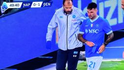 Napoli-Genoa, Politano non ce la fa: Conte inserisce De Bruyne e Spinazzola