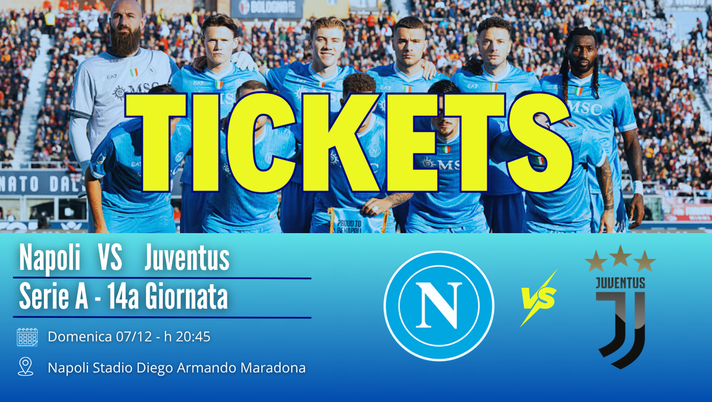 Napoli-Juventus, da oggi parte la vendita dei biglietti: info e prezzi - immagine 1