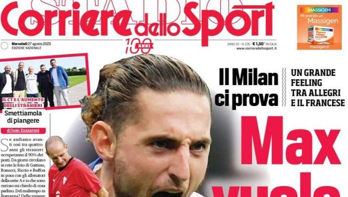Il Napoli sui media: le prime pagine dei quotidiani di oggi - immagine 1