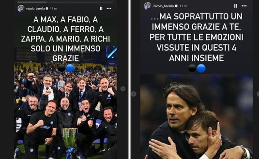 Barella saluta Inzaghi e staff: “Grazie per tutte le emozioni vissute insieme”- immagine 3