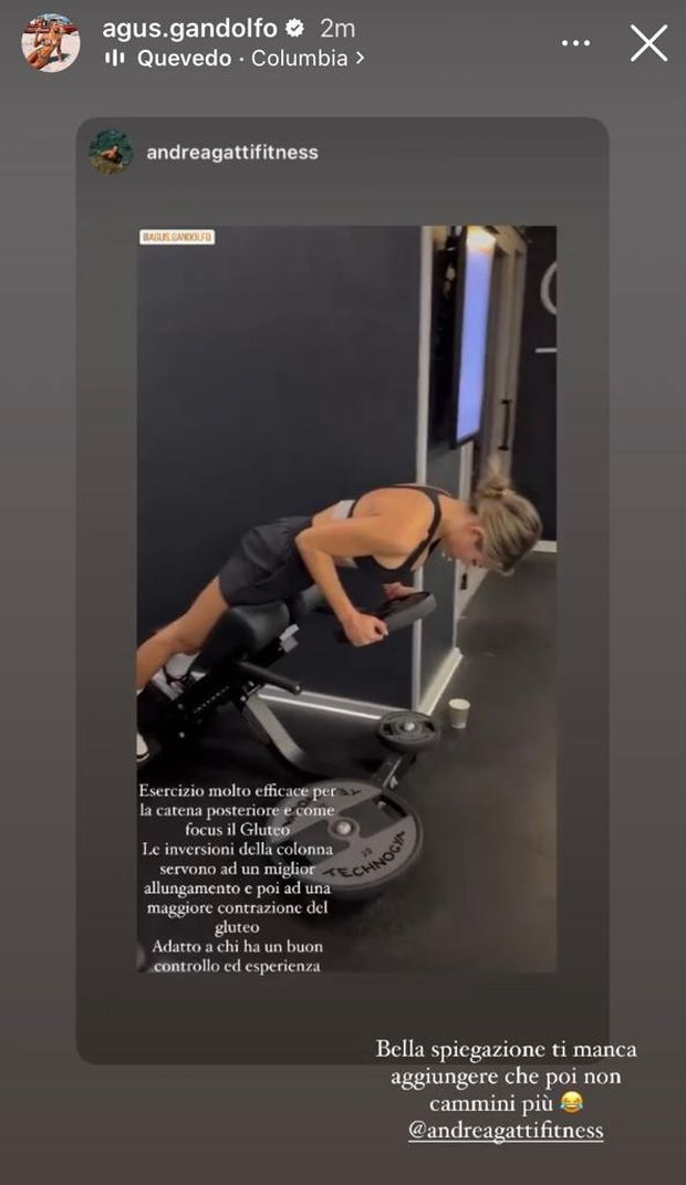 Il personal trainer la cita come esempio, lady Lautaro risponde: “Ti sei dimenticato di…”- immagine 3