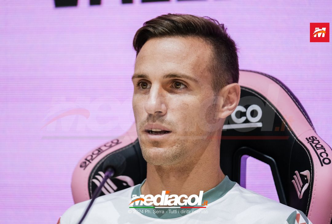 FOTO PALERMO, la presentazione di Valerio Verre in conferenza stampa (Gallery) - immagine 6