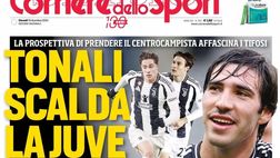 PRIMA PAGINA CORRIERE DELLO SPORT OGGI: “Giuntoli stoppa Danilo al Napoli”