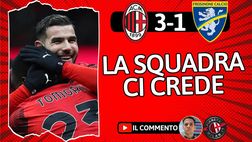 Milan-Frosinone 3-1, basta insinuare: la squadra è con l’allenatore