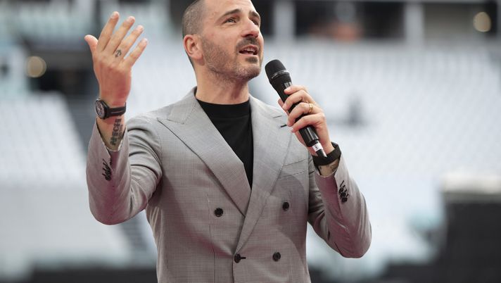 TURIN, ITALY - JUNE 7: Leonaordo Bonucci during the Juventus Opening Academy World Cup at Allianz Stadium on June 7, 2026 in Turin, Italy. (Photo by Alberto Gandolfo - Juventus/Juventus FC via Getty Images) Fiorentina Primavera, Nazione: “Per la panchina spunta…Leonardo Bonucci!” - immagine 1