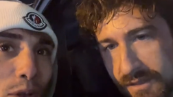 Un tifoso azzurro aspetta il Napoli, il simpatico siparietto con Alessandro Siani