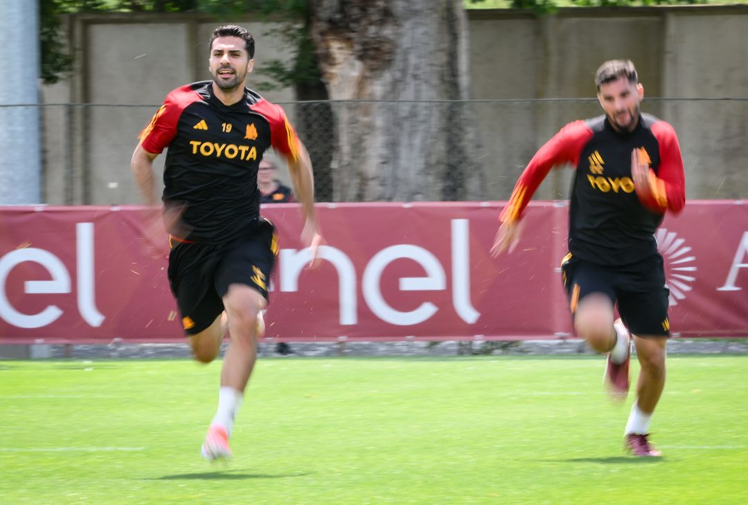 Roma, l’allenamento dopo la confitta con l’Atalanta – FOTO GALLERY - immagine 10
