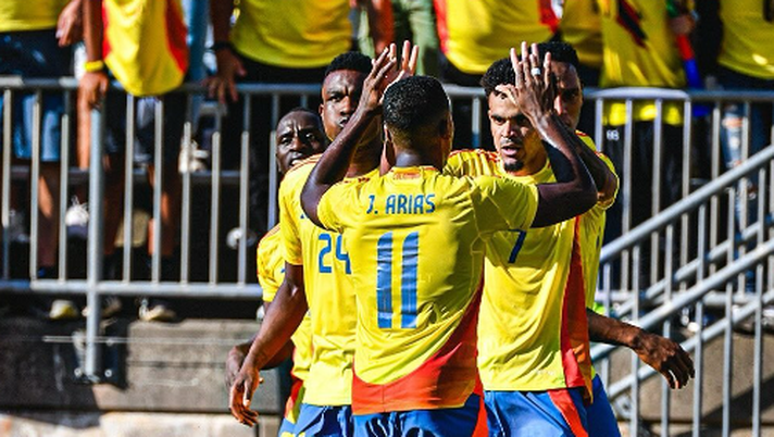 Esultanza Colombia - Foto tratta da Account Instagram Selección Colombia
