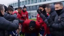 PSG, il primo allenamento di Kvaratskhelia nella Capitale | VIDEO