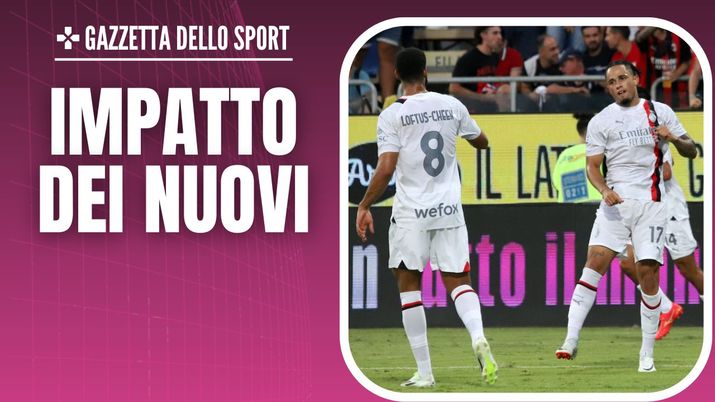 Noah Okafor AC Milan Cagliari-Milan 1-3 Serie A 2023-2024