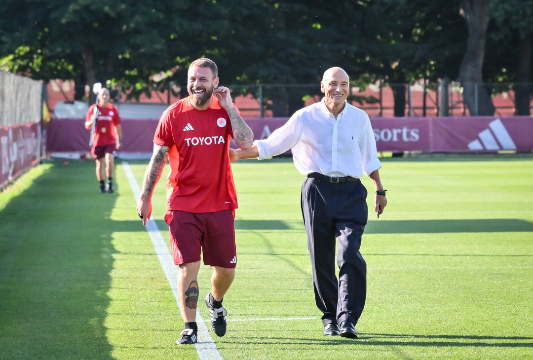 Roma, a Trigoria ritmo alto e la visita di Rocca – FOTO GALLERY - immagine 2