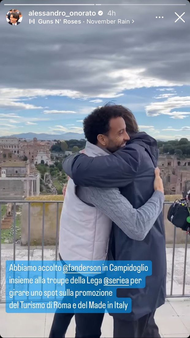 Felipe Anderson e l'Ass. Onorato Felipe Anderson e Onorato