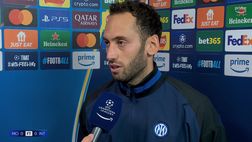 Calhanoglu: “Contenti per il punto. Giocare qui non è facile. Derby? Da domani ci penseremo “