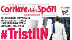 PRIMA PAGINA CORRIERE DELLO SPORT OGGI: “Napoli-Europa, quasi addio”