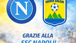 L’Ischia Calcio ringrazia il Napoli: “Accoglienza straordinaria a Castel Volturno”