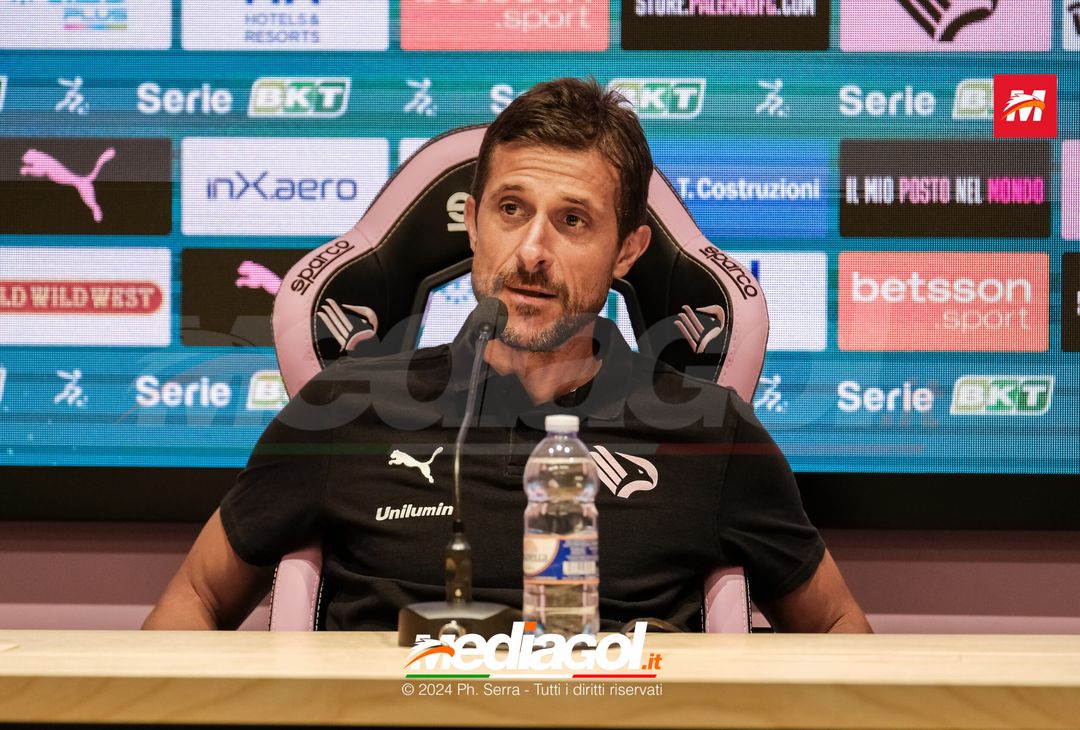 FOTO PALERMO, verso il Pisa: Alessio Dionisi in conferenza stampa (GALLERY) - immagine 4