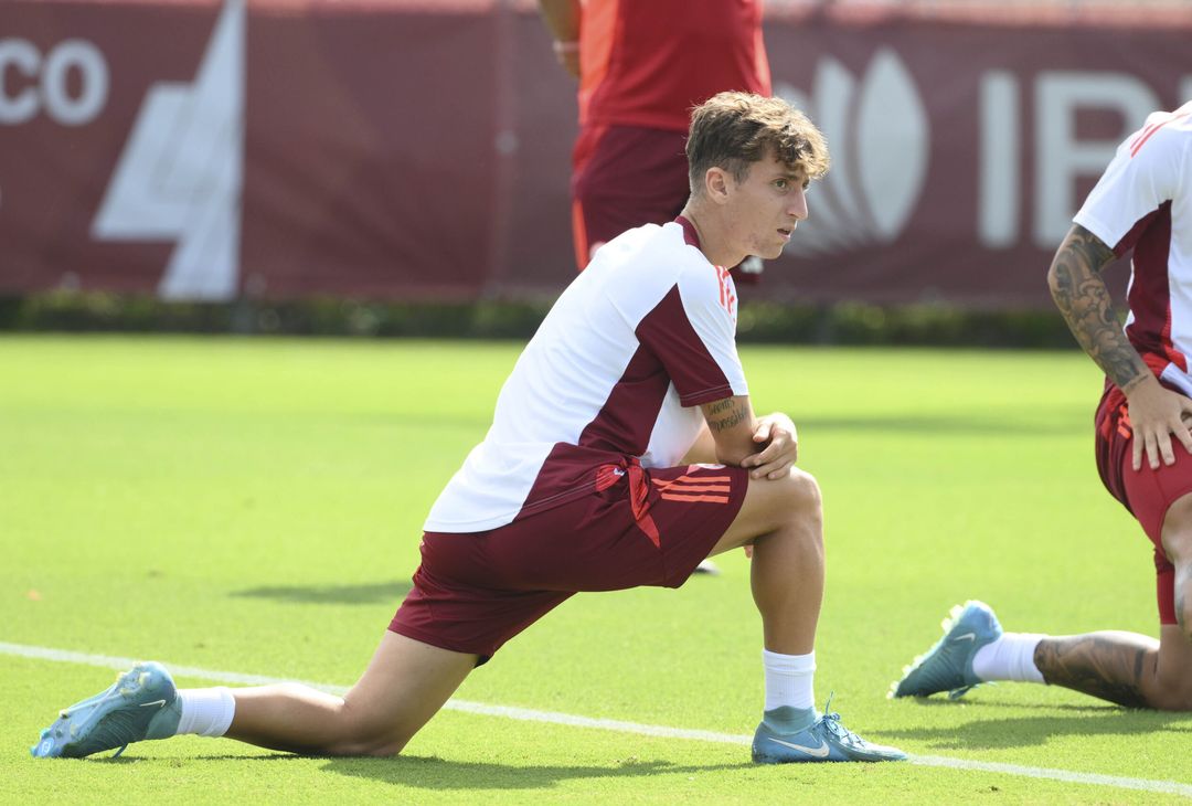 Trigoria, la rifinitura alla vigilia della sfida con l’Athletic – FOTO GALLERY - immagine 12