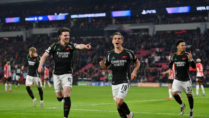 L’Arsenal distrugge il PSV: 7-1 ad Eindhoven. Real-Atletico 2-1, la decide Diaz - immagine 1