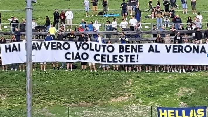 I tifosi gialloblù ricordano Celeste Pin: “Hai voluto bene al Verona” - immagine 1