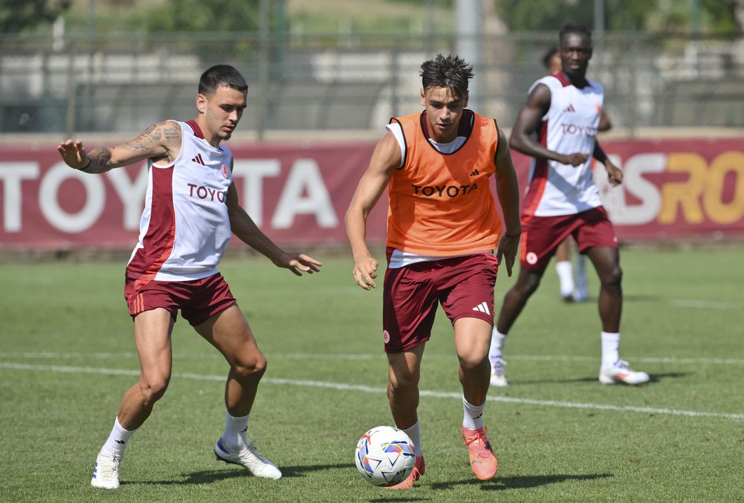 Roma al lavoro a Trigoria: c’è Soulé – FOTO GALLERY - immagine 23