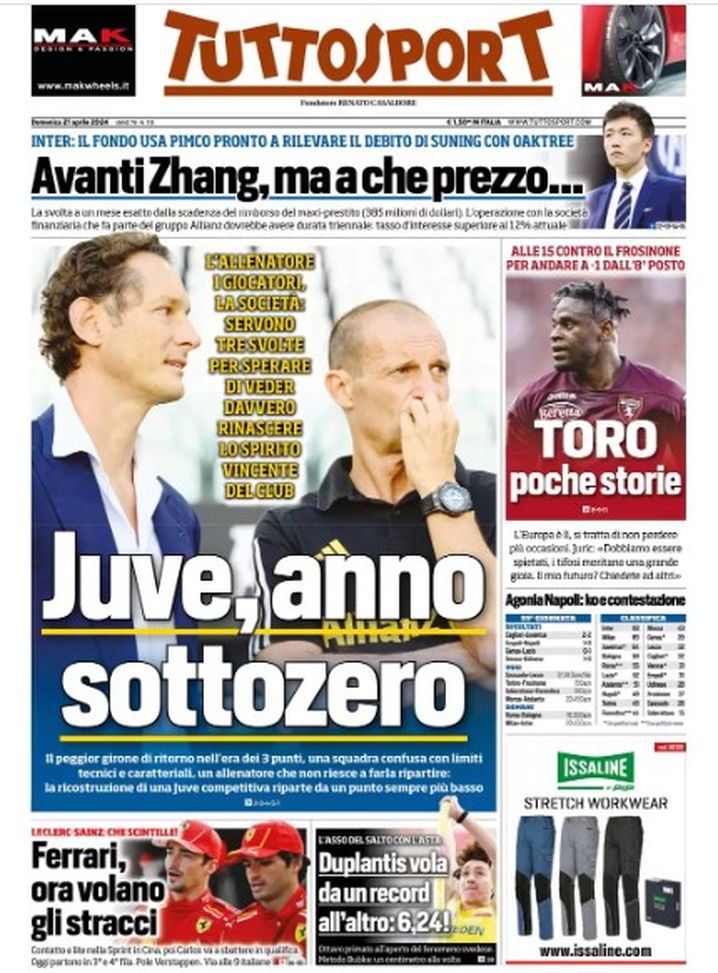 EDICOLA / TS: Avanti Zhang, ma a che prezzo… Fondo USA rileva debito Suning - immagine 1