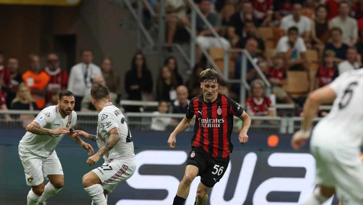 Alexis Saelemaekers AC Milan Milan-Cremonese 1-2 Serie A 2025-2026