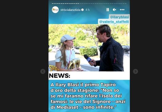 Ilary Blasi, arriva il nono Tapiro: “Non so se rifarò l’Isola. Per ora sono senza contratto”- immagine 2