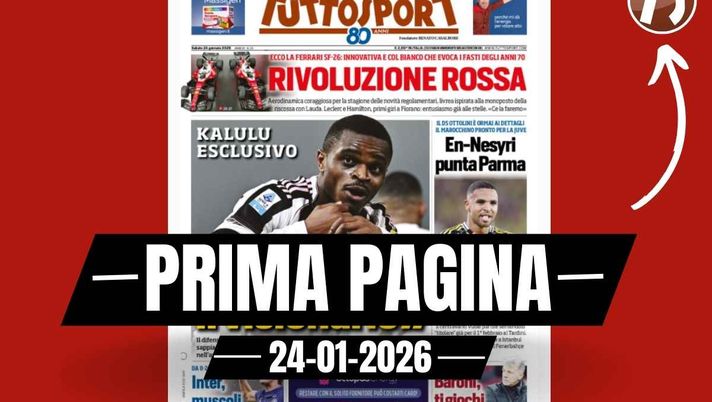 Prima pagina Tuttosport: tra mercato, Serie A e Pierre Kalulu