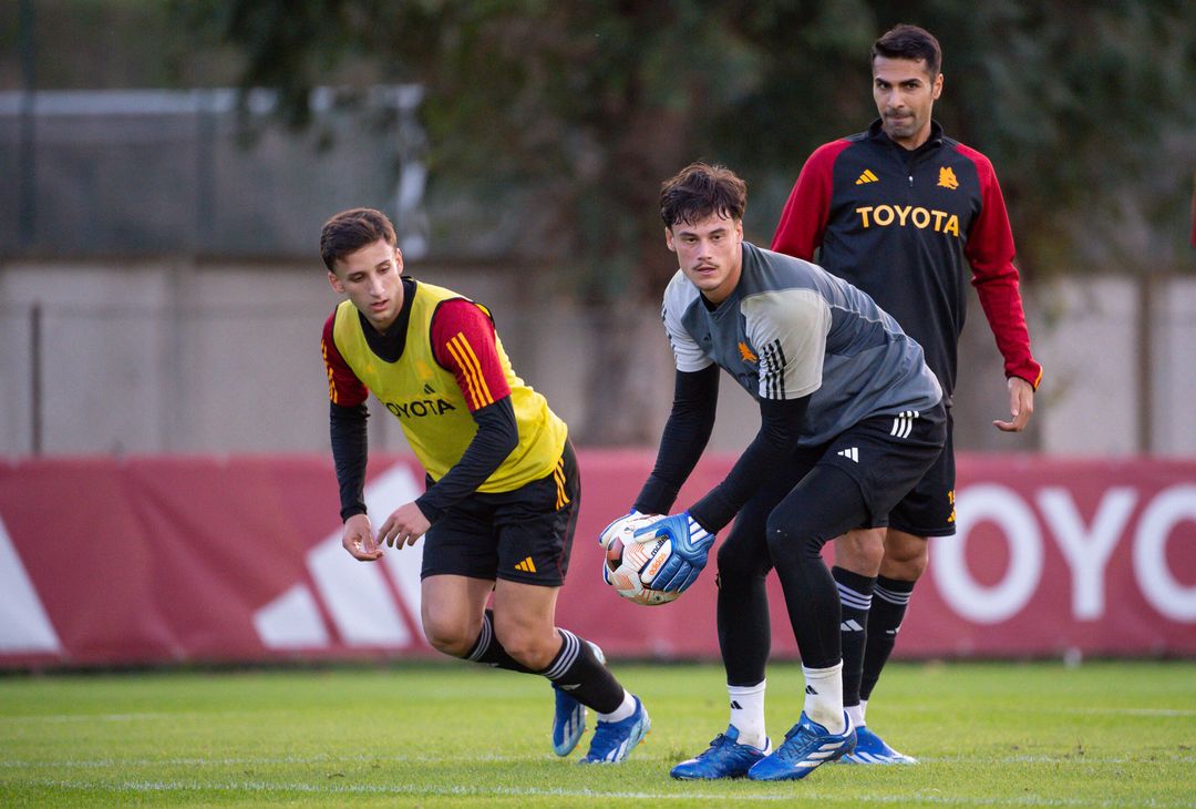 Roma, l’allenamento dopo il successo con il Lecce: nel mirino lo Slavia – FOTOGALLERY - immagine 13
