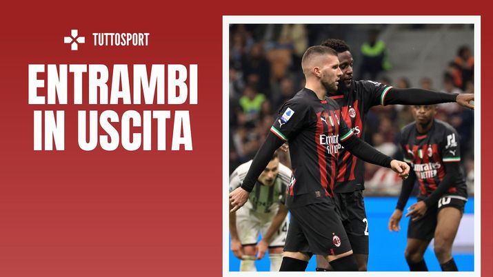 Ante Rebic e Divock Origi (attaccanti AC Milan) possono andare via nel calciomercato estivo | Milan News (Getty Images) Rebic Origi AC Milan Calciomercato Milan