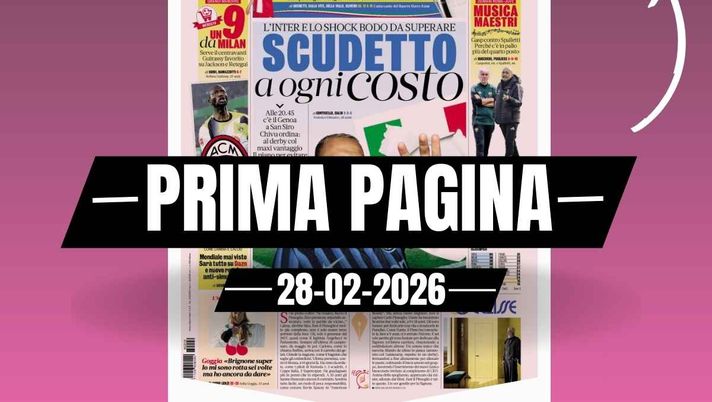 Prima pagina Gazzetta dello Sport: 'Un 9 da Milan: serve il centravanti, Guirassy favorito'