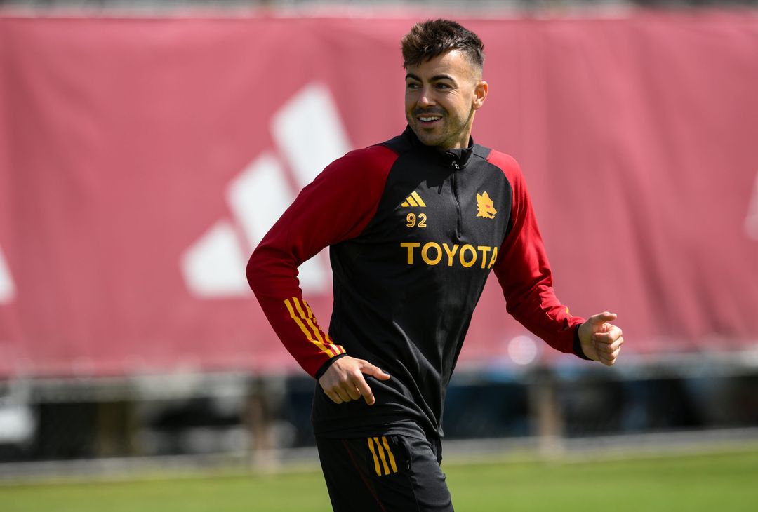 Trigoria, l’allenamento in vista del Bologna: manca Lukaku – FOTOGALLERY - immagine 14