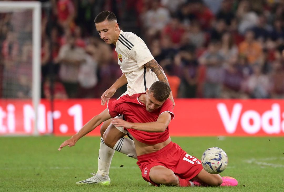 Amichevole, Partizani-Roma 1-2 – FOTO GALLERY - immagine 35