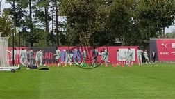 VIDEO – Bayer Leverkusen-Milan, allenamento di rifinitura a Milanello