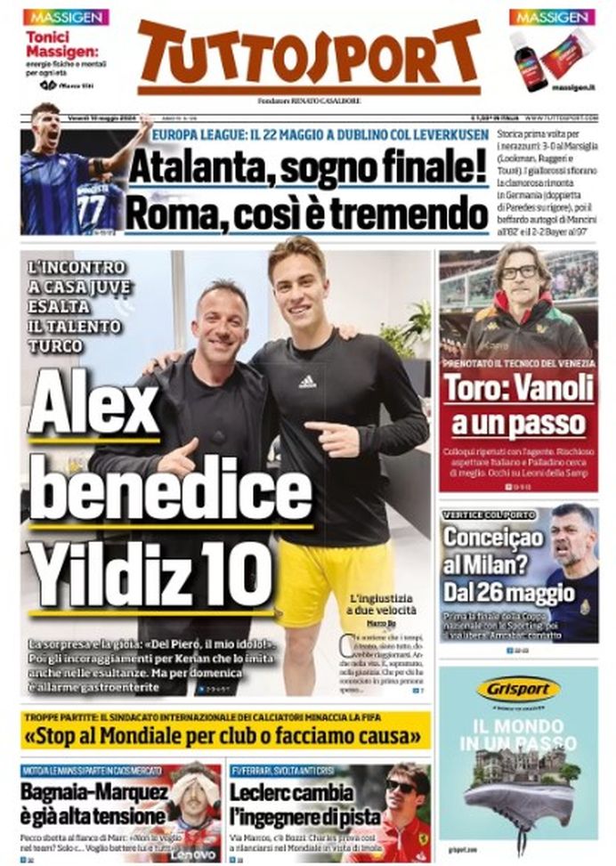 EDICOLA / TS: Atalanta, sogno finale. Roma, così è tremendo - immagine 1