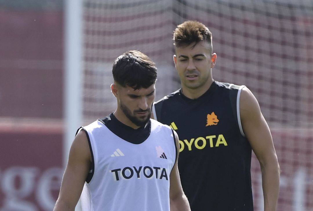 Roma al lavoro per preparare la partita contro lo Sheriff – FOTO GALLERY - immagine 5